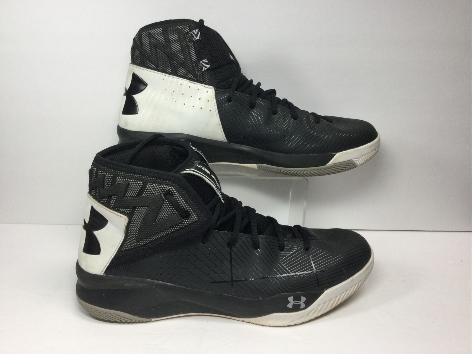 Mens 11.5 Hi Top 1286385-001 Black White