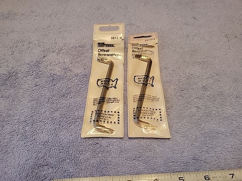 SEARS CRAFTSMAN OFFSET SCREWDRIVER 941316 PHILLIPS & 941314 SLOTTED NIP USA ๐บ๐ธ - Picture 12 of 12
