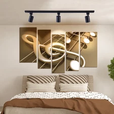 6 Pack LED Track Lighting Heads Compatible with Single Circuit H Type 3000K B