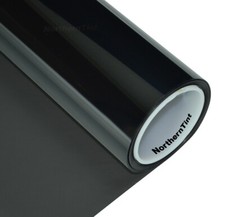 36x10 Window Tint Roll 20 Vlt Dark 2-ply Carbon Black Film