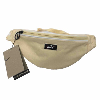 Nike Heritage Waistpack Fanny Pack Side Bag Cream Beige