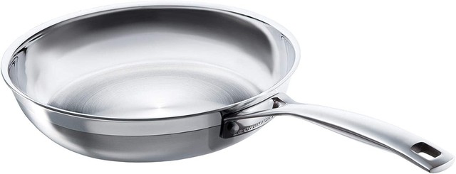 Le Creuset 3-ply Stainless Steel 24cm Uncoated Frying Pan JV8729 Le Creuset 3-ply Stainless Steel 24cm Uncoated Frying Pan JV8729