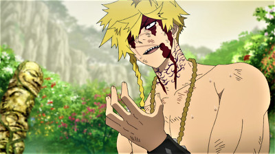 Anime Hells Paradise Jigokuraku Aza Chobei Blonde  Gaming Mat Desk 4541