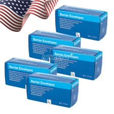 5 Boxes Dental Barrier Envelopes SIZE #2 for Digital X-Ray ScanX Phosphor Plates