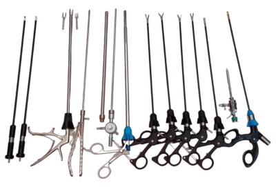 laparoscopic training grasper clip applicator trocar instruments Set kit 13piece