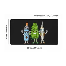 [40*90cm Extra-Large Gaming Desk Mat&Mouse Pad w/-Themed Design ( Leaf,Joint&Bud