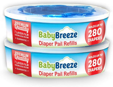 Diaper Pail Refill Bags Compatible with Playtex Diaper Genie Diaper Disposal Sys