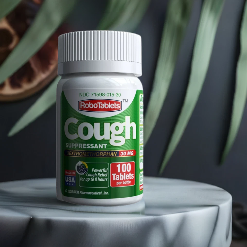 💊NUEVO RoboTablets Tableta Supresora de la Tos 100 Dosis Dextrometorfano 30mg 2025 Foto 2 de 4