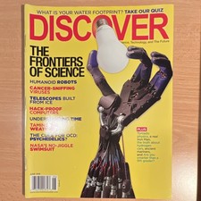 Discover June 2008 Illustrated Humanoid Robots Cancer-sniffing Viruses