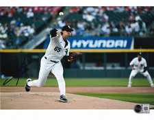 DAVIS MARTIN signed (CHICAGO WHITE SOX) baseball 8X10 photo BECKETT BY085548