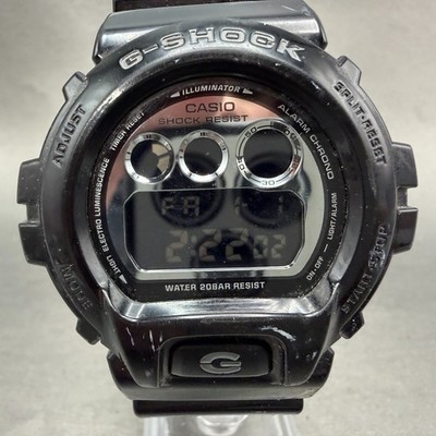 Casio G-Shock DW-6900NB Watch Men 50mm Black Silver Alarm Chrono Digital Works