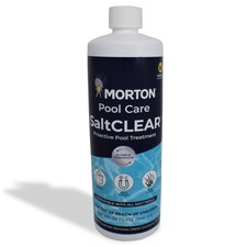Morton Pool Care SaltCLEAR Salt Water Swimming Pool Proactive Treatment, 32 Oz