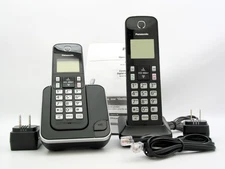 Panasonic Expandable Cordless Phone System KX-TGC352B w/2 Handsets