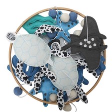 Handmade Under the Sea Ocean Baby Mobile Crib Nursery Decor Starfish Turtle