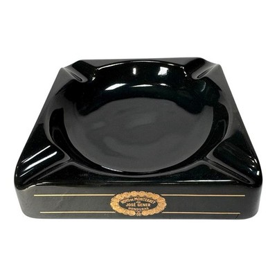 4-Cigar Ashtray, Hoyo de Monterrey de Jose Gener Honduras, 7x7'' Made in England