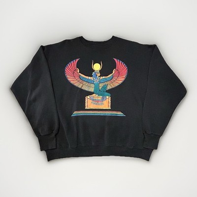 Rare vintage 90s Lee Egyptian Goddess black cotton sweatshirt Made in USA