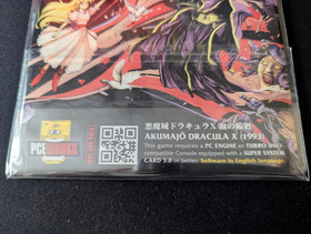 Akumajo Dracula X Castlevania Rondo of Blood TurboGrafx 16 Super CD PCEWorks Ver