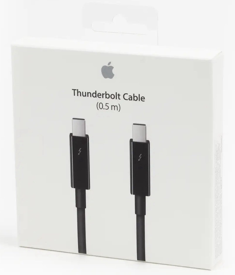 CAVO UFFICIALE ORIGINALE APPLE THUNDERBOLT 2 0,5 M PER IMAC/MACBOOK A1410 MMF640LLA