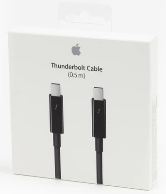 Original Apple Thunderbolt 2 KABEL 0,5 M FÜR IMAC/MACBOOK A1410 MMF640LLA