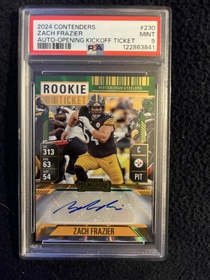 2024 Panini Contenders - Rookie Ticket Zach Frazier #230 Hobby (AU