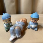 Vintage Doll Toy Lot of 3 Irwin, Stahlwood, Sani Babe Plastic Boys Korea & Japan — photo 1