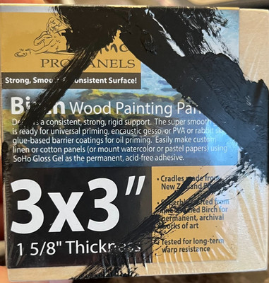 Davinci Pro Panels - Birch Wood Panels - New - 3x3x1-5/8 inches - Not opened!