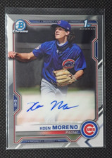 2021 Bowman Chrome Prospect Auto Koen Moreno #CPA-KMO Auto