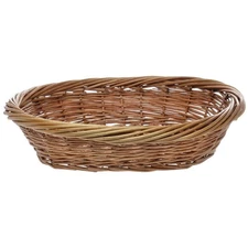 Wicker Basket Oval Natural - 23"L x 18"D x 5"H