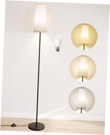 Modern LED Floor Lamp for Living Room Bedroom or Office with 3 Brightness Levels