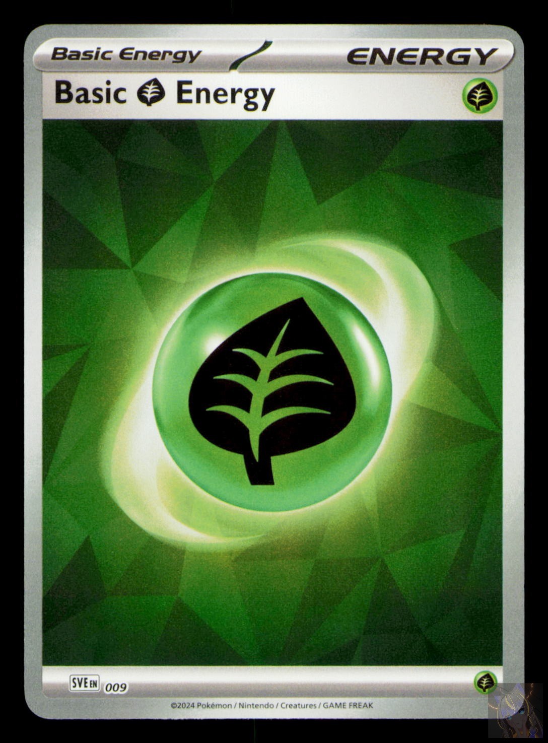 Basic Grass Energy 009 Pokemon Scarlet & Violet Energies Holo Near Mint