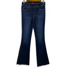 Spanx Women's Flare Dark Wash Pull On Stretch Bootcut Denim Jeans Size S
