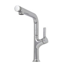 Cooke And Lewis Kitchen Sink Tap Mixer Chrome Single Side Lever Modern Faucet