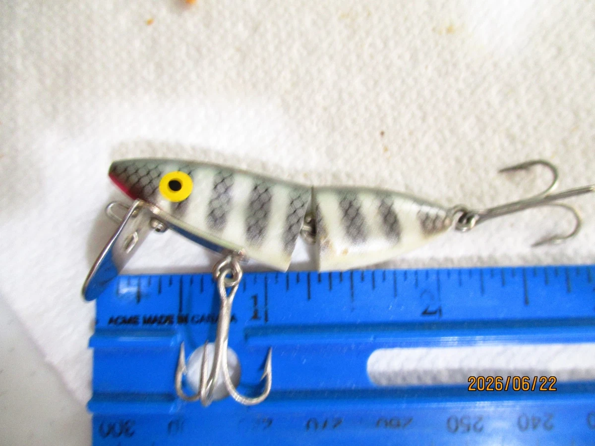A selection of vintage Devon Minnow fishing lures Stock Photo