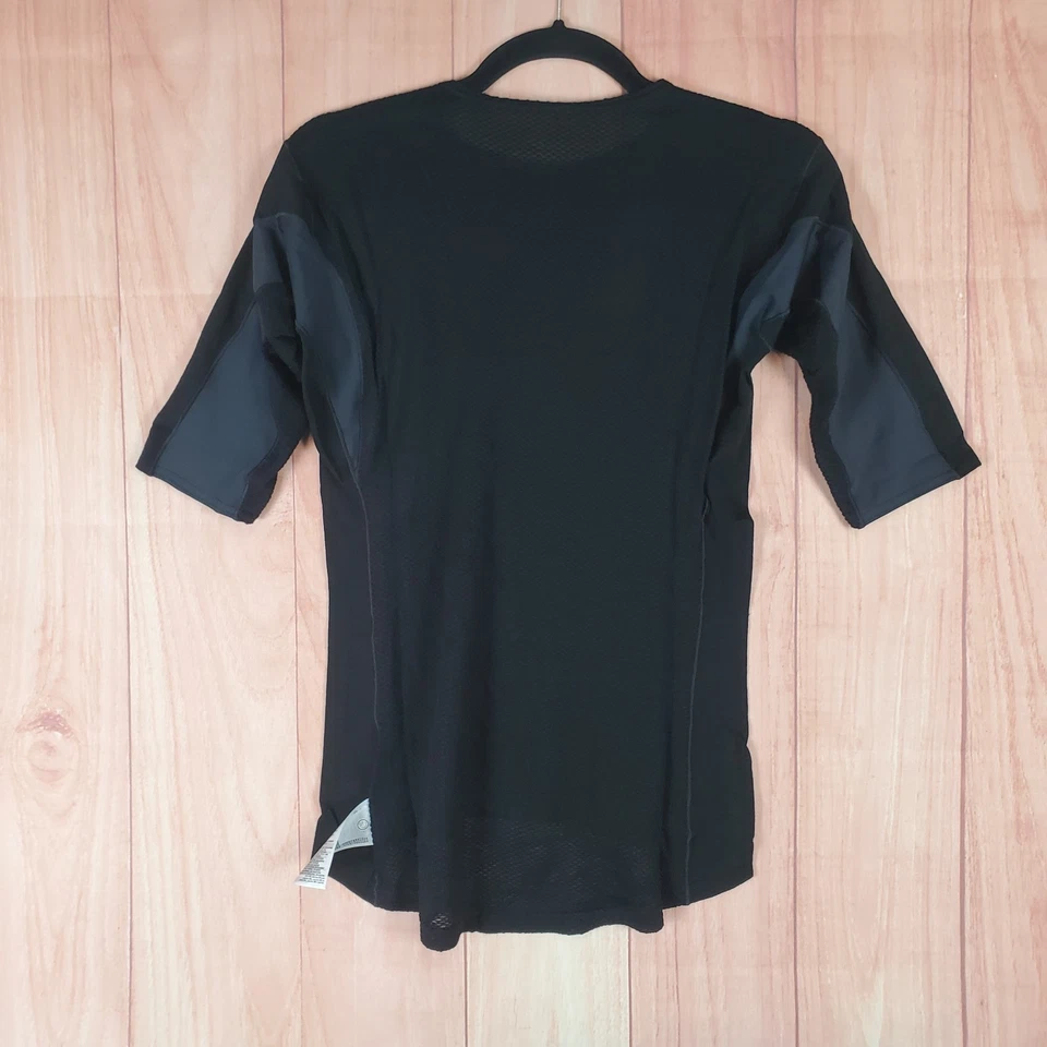 Pearl Izumi Transfer Cycling Baselayer Top Womens Medium Black Wool Form Fit - Image 3 of 4