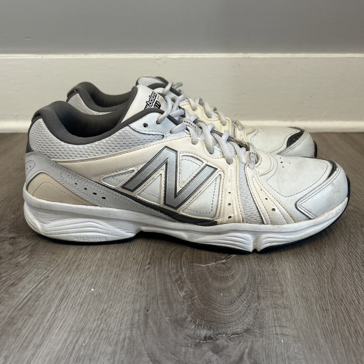 New Balance 519 Mens 12 Shoes White Gray Athletic Training