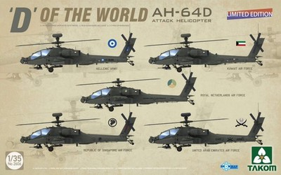 Takom 2606 1:35 D of the World AH-64D Apache Langbogen