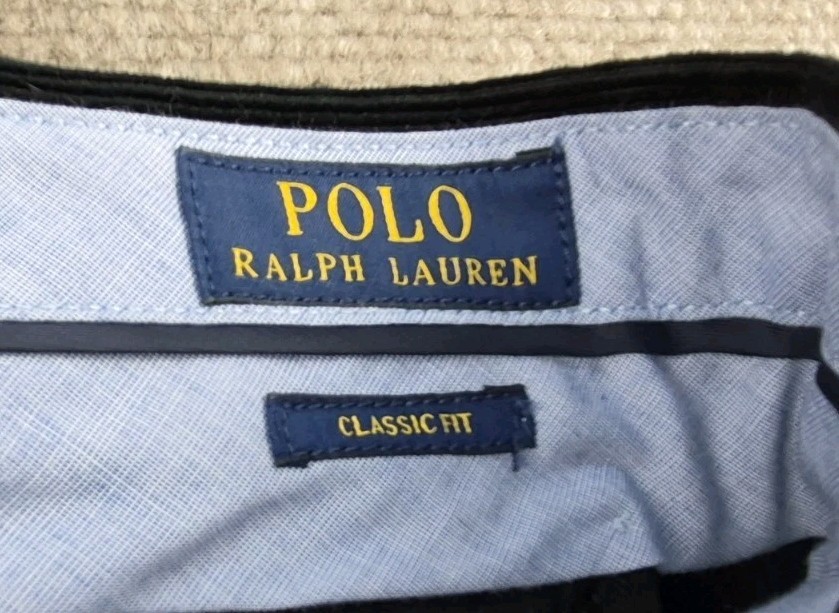 Polo Ralph Lauren Corduroy Pants Men’s Sz 42x30 Black Stretch Classic Fit thumbnail 5