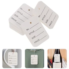 1000pcs Goods Hanging Price Tag Clothing Price Tags Commodity Display