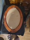 Vintage Sticks Handmade wooden Oval Mirror With Floral Inlay 15" — photo 6