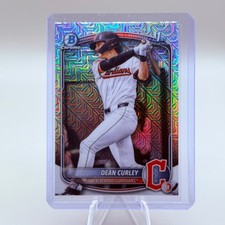 2025 Bowman Draft Dean Curley Chrome Mojo Refractor Cleveland Guardians #BDC-129