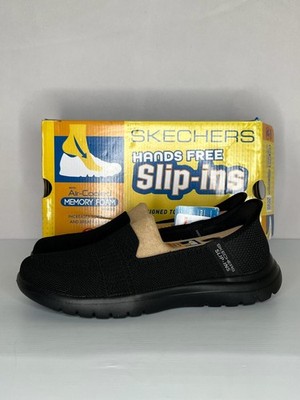 Skechers On-The-Go Flex Camellia Womens Black Comfort Slip On Shoes NEW Washable