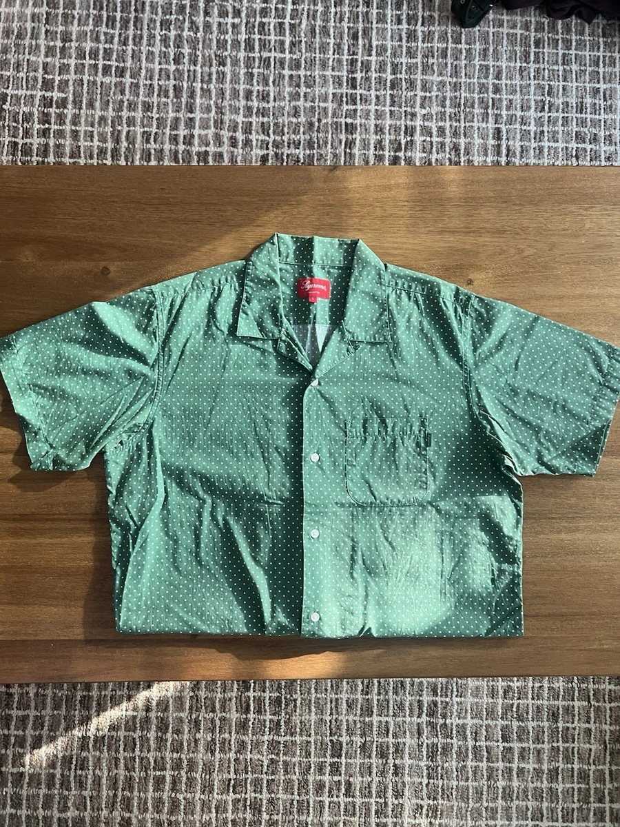 Supreme Short Sleeve Regular Fit Casual Button-Down Shirts for Men