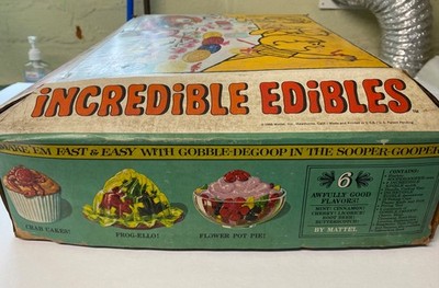 Vintage 1966 Mattel Incredible Edibles Sooper Gooper w/ Box & 8
