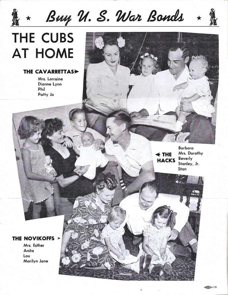 1943 Chicago Cubs News Newsletter 9/1/43 - Bill Nicholson cover - Image 4 of 4