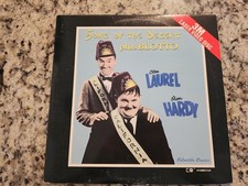 SONS of the DESERT LASERDISC 1985 VIDEO DISC 1934 LAUREL  HARDY Vintage Comedy