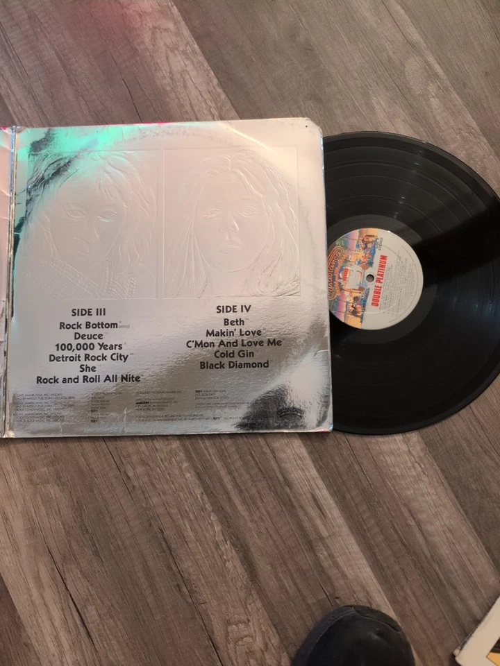 Kiss Double Platinum Vinyl Record 1978 Casablanca - Image 3 of 4