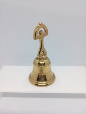 Vintage Brass Native American Figure Bell Ornament 10.5cm Tall Decorative Piece