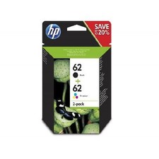 HP 62 Combo Pack Confezione Cartucce Originali d'Inchiostro Nero e Tricromia