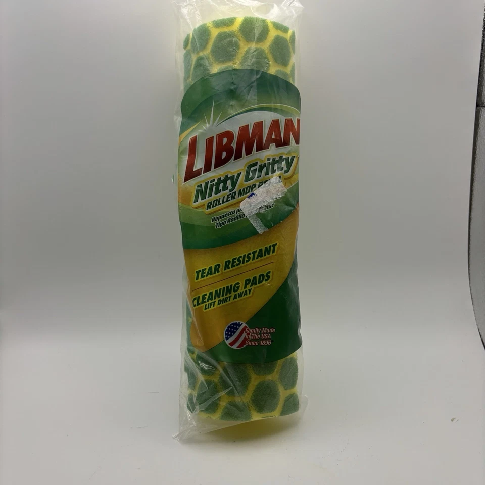 Libman Nitty Gritty 4 Pack 10 In. Sponge Roller Mop Refill #02011 New - Image 2 of 4