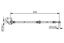 Flexible de frein Hyundai H-1